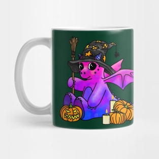 Bi Halloween Dragon Mug